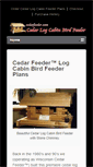 Mobile Screenshot of cedarfeeder.com
